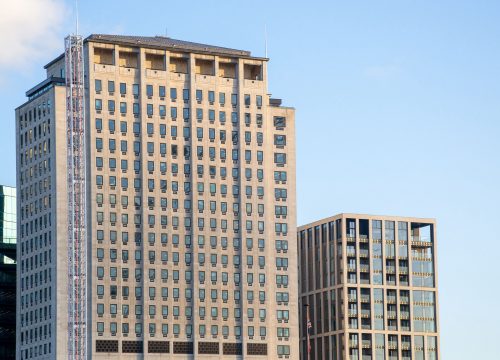 Shell Centre sash windows