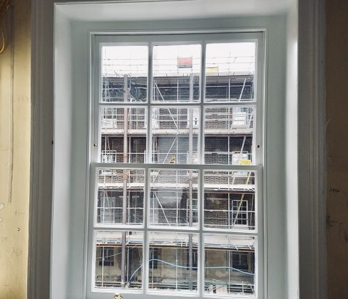 traditional sash windows installed