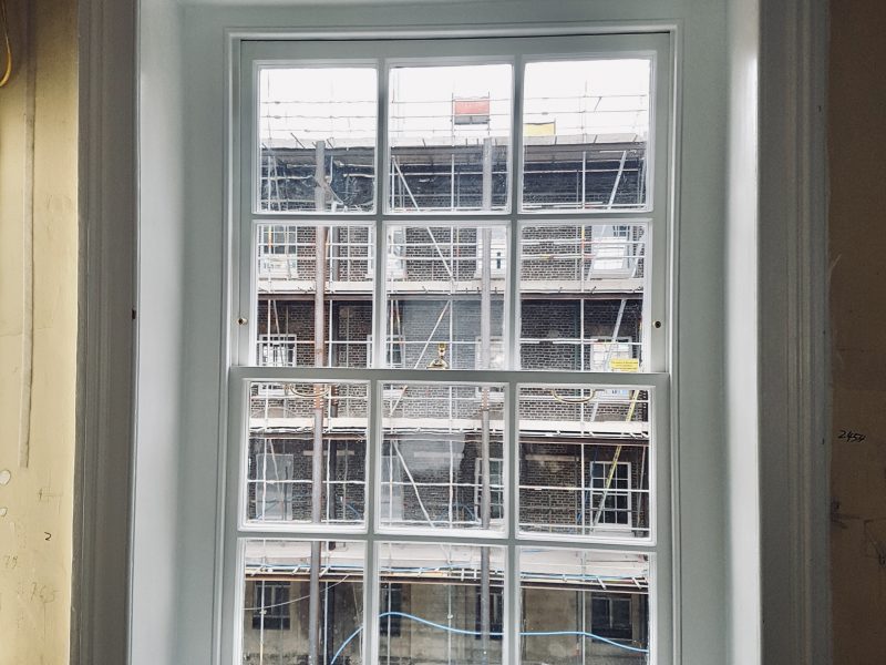 traditional sash windows installed