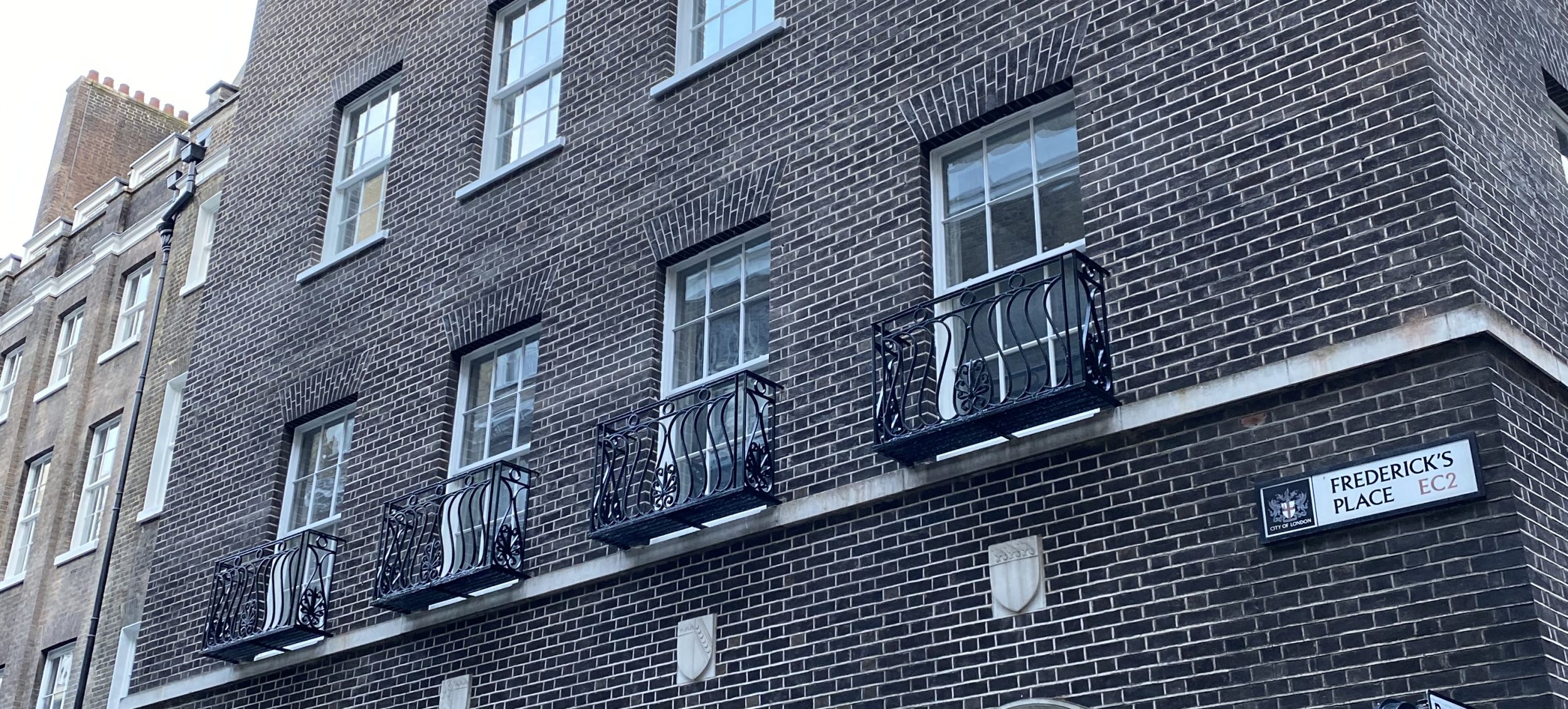 Sash windows at Frederick's place