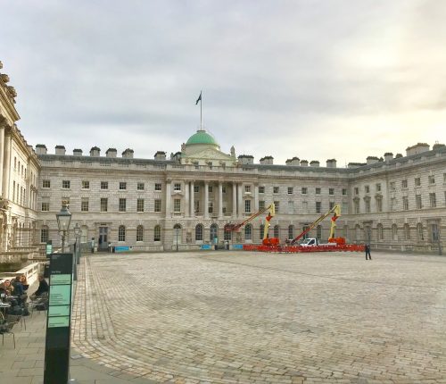 Sash window refurbishment at Somerset House