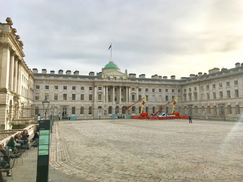 Sash window refurbishment at Somerset House