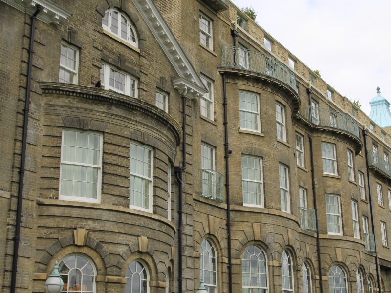 University Arms Hotel Traditional Box Sash Windows