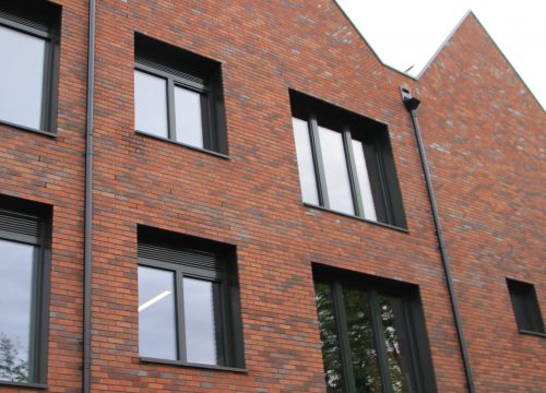 Alu-clad passivhaus windows installed at St Benedict's school