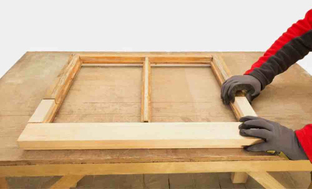 Replacing decay on timber frames