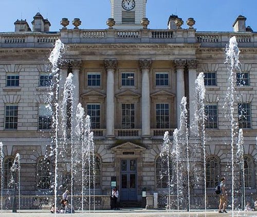 Heritage sash window restoration at Somerset House