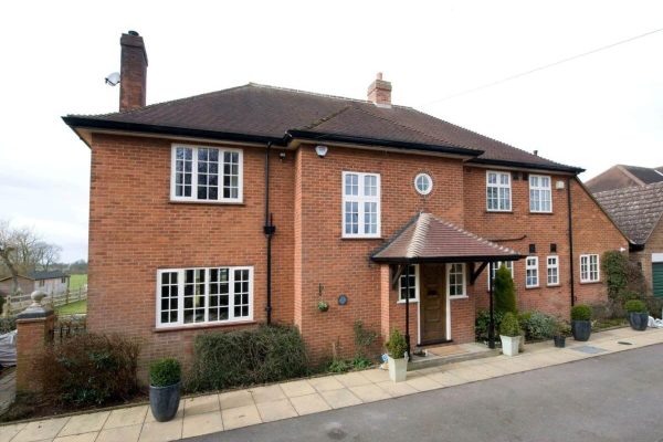 Timber flush casement windows