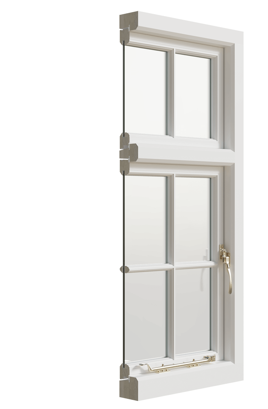 vacuum glazed traditional casement window