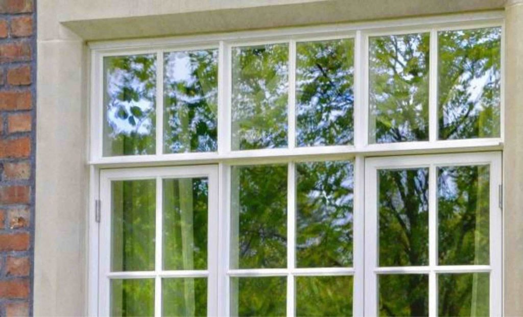 white timber Heritage casement windows